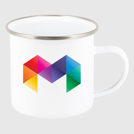 Printed 11oz Enamel Mug